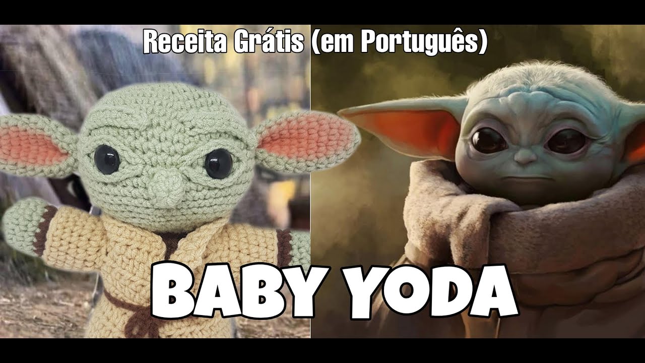 BABY YODA AMIGURUMI (RECEITA COMPLETA) GRÁTIS