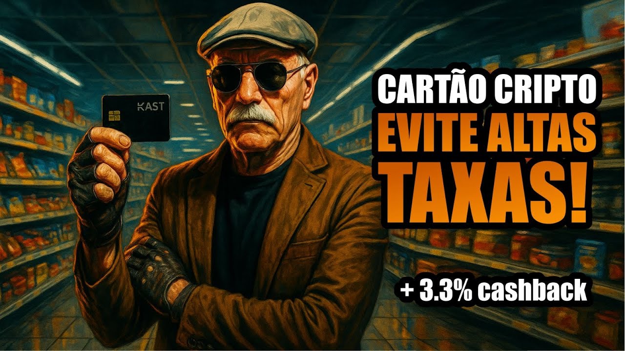 Evite pagar altas taxas no cart&atilde;o Kast, ganhe mais 3.3% de cashback