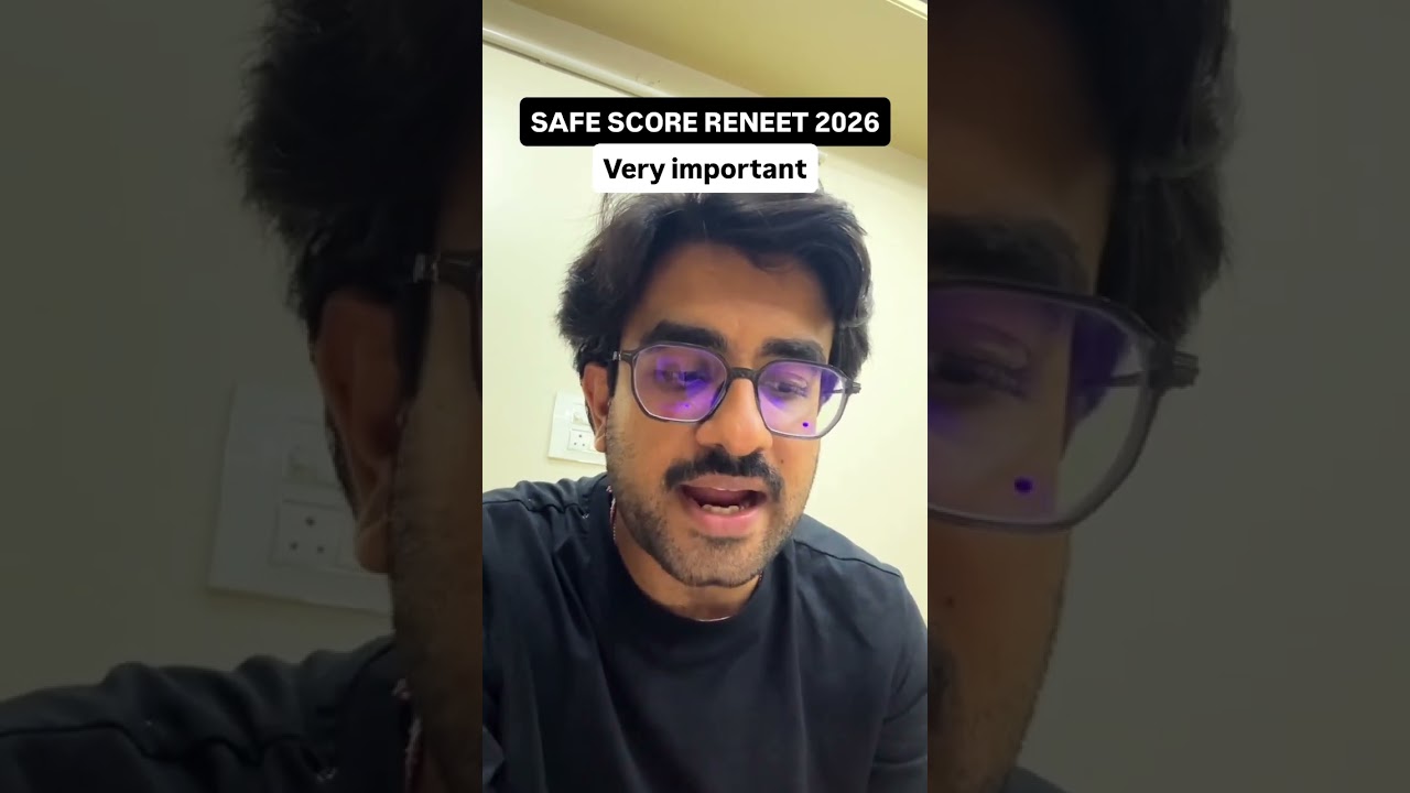 Safe score for RENEET 2026#neet #reneet2026