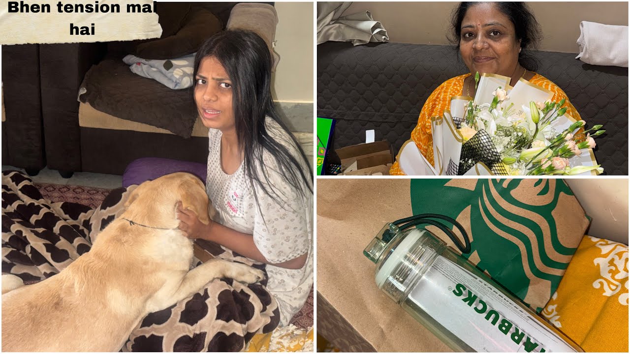 Gucci ko urgent doctor ke pass le jana pada 💔😭 || starbucks bottle || happy rose day||  kolkata 