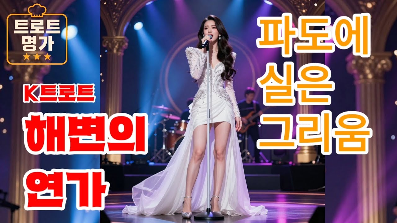 해변의 연가 🌊 작사:현대자동차 김양경 |바다에서 피어나는 사랑과 그리움 감성 가득한 정통 트로트 노래 | #바다노래 #사랑노래 #정통트로트 #트로트신곡