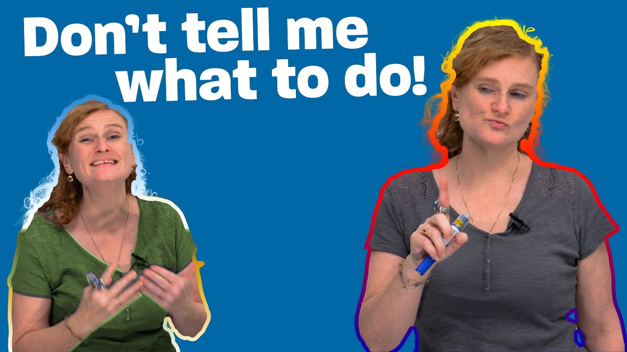 STOP giving advice in English!