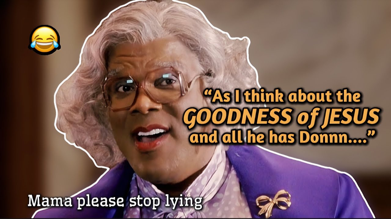 Madea being GRANNLY ICONIC for 3 and a half minute straight ✨️
