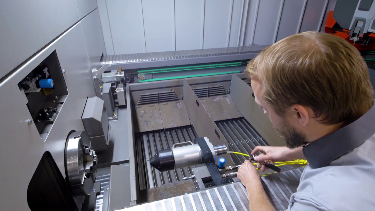 Bystronic Laser Cutting System features: Rotary Axis (English)
