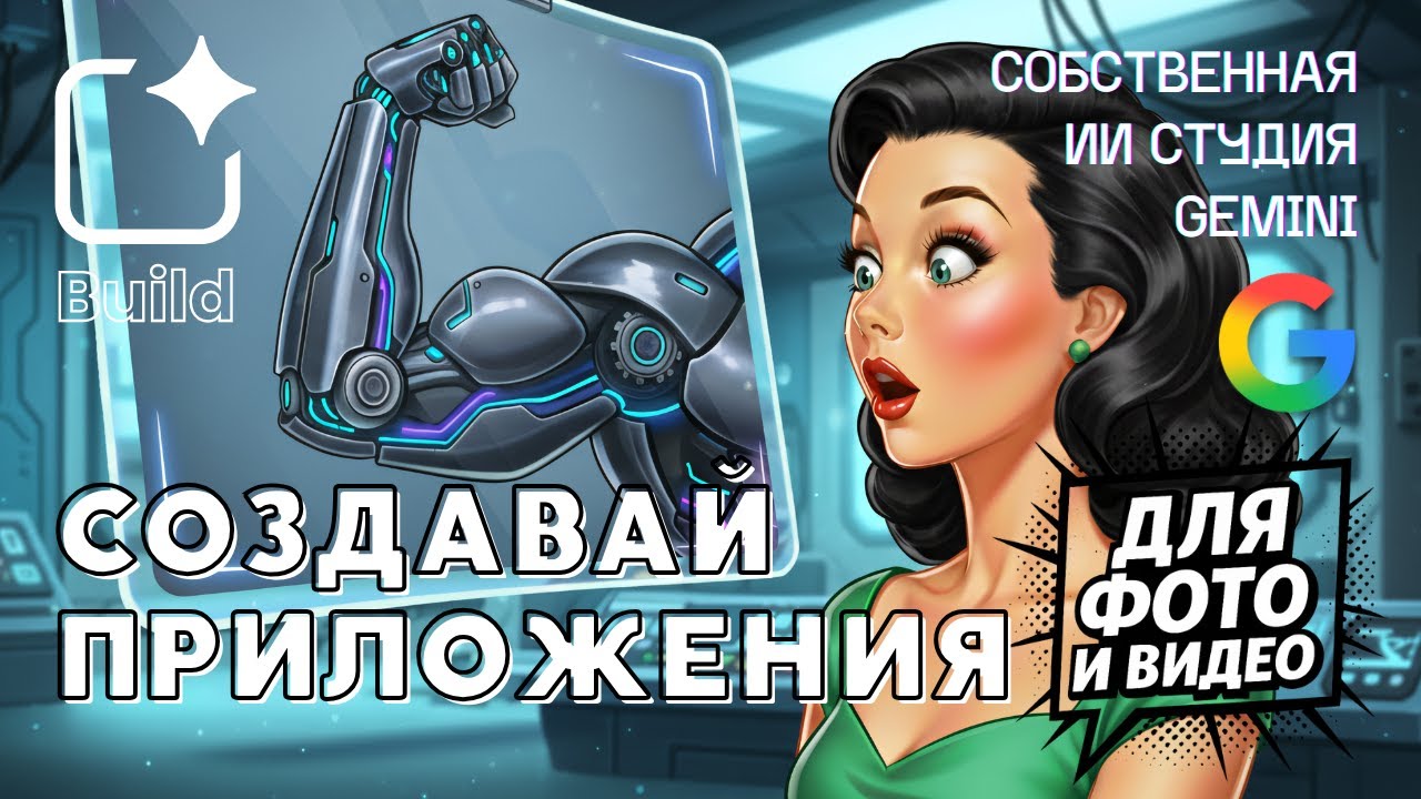 СЕКРЕТНОЕ ОРУЖИЕ Google для ГЕНЕРАЦИИ! AI Studio Build = твоя персональная нейросеть