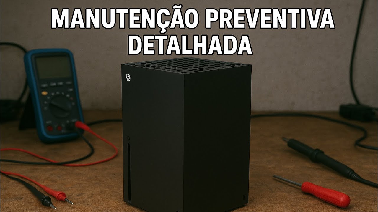 Manutenção preventiva Xbox Séries X (limpeza e troca da pasta térmica) #assistenciatécnica #xbox 