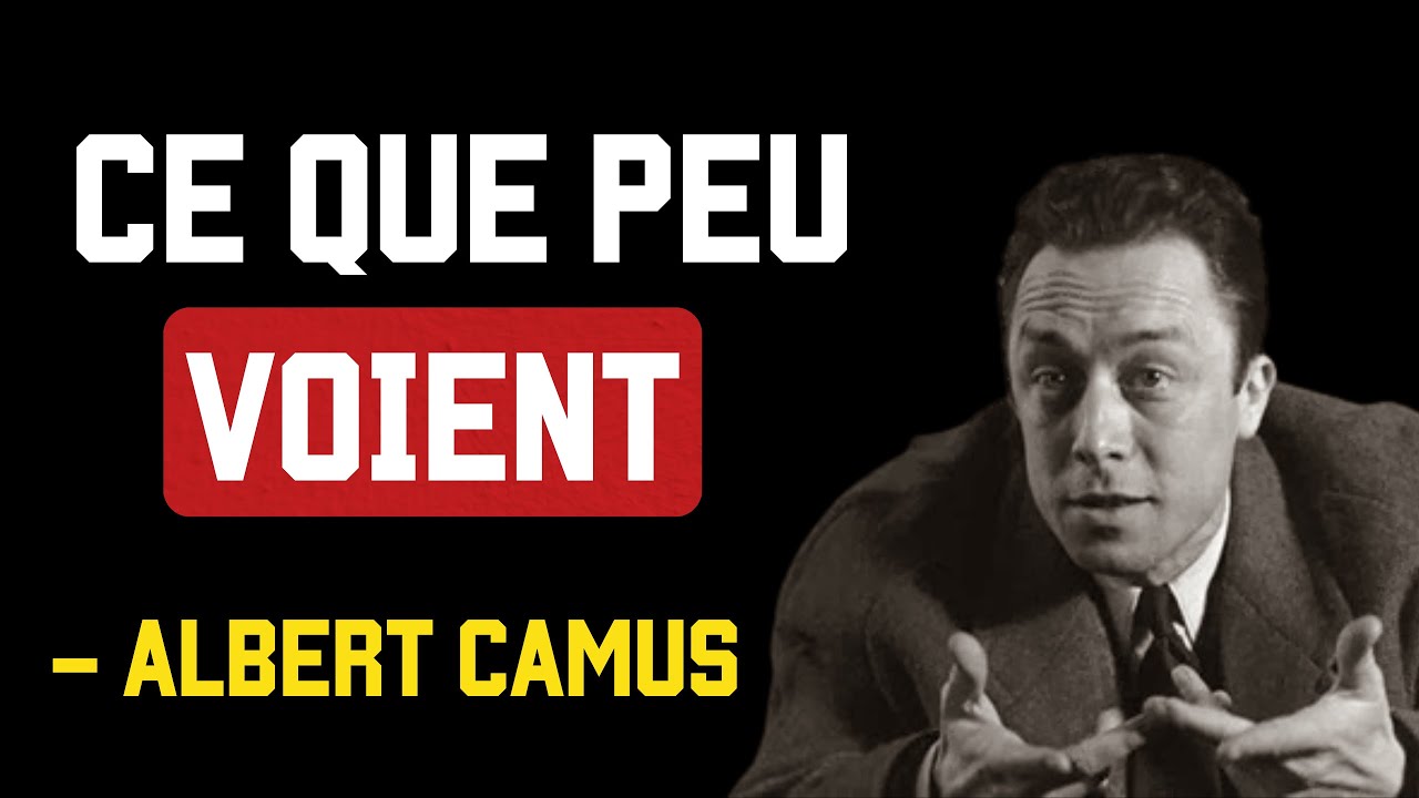 Peu de Personnes Atteignent ce Niveau de Conscience – Albert Camus