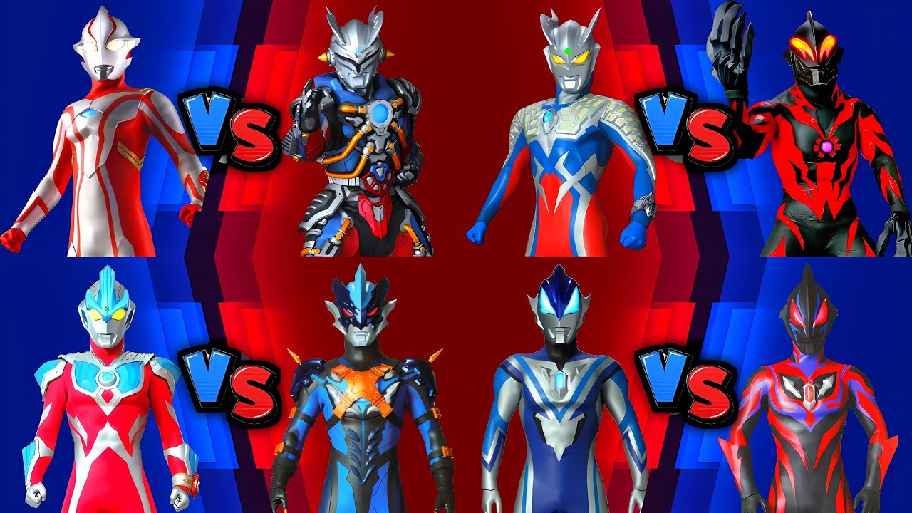 ウルトラマン MEBIUS VS ULTROID ZERO, ULTRAMAN GINGGA S VS TREGEAR, GEED ACRO SMASHER VS GEED DARK #ウルトラマン