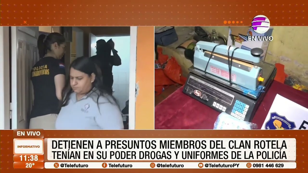 Detuvieron a presuntos miembros del Clan Rotela