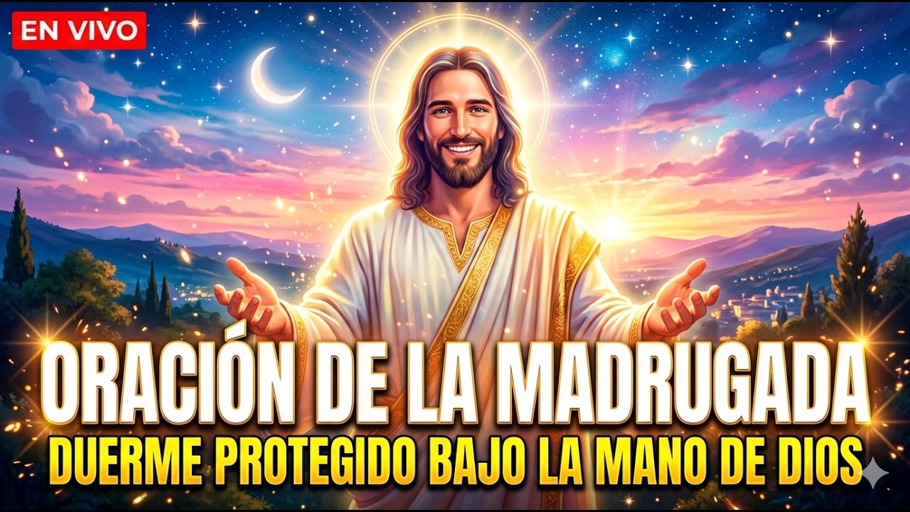EN VIVO | ORACIÓN DE LA MADRUGADA – Duerme Protegido Bajo la Mano de Dios ✨