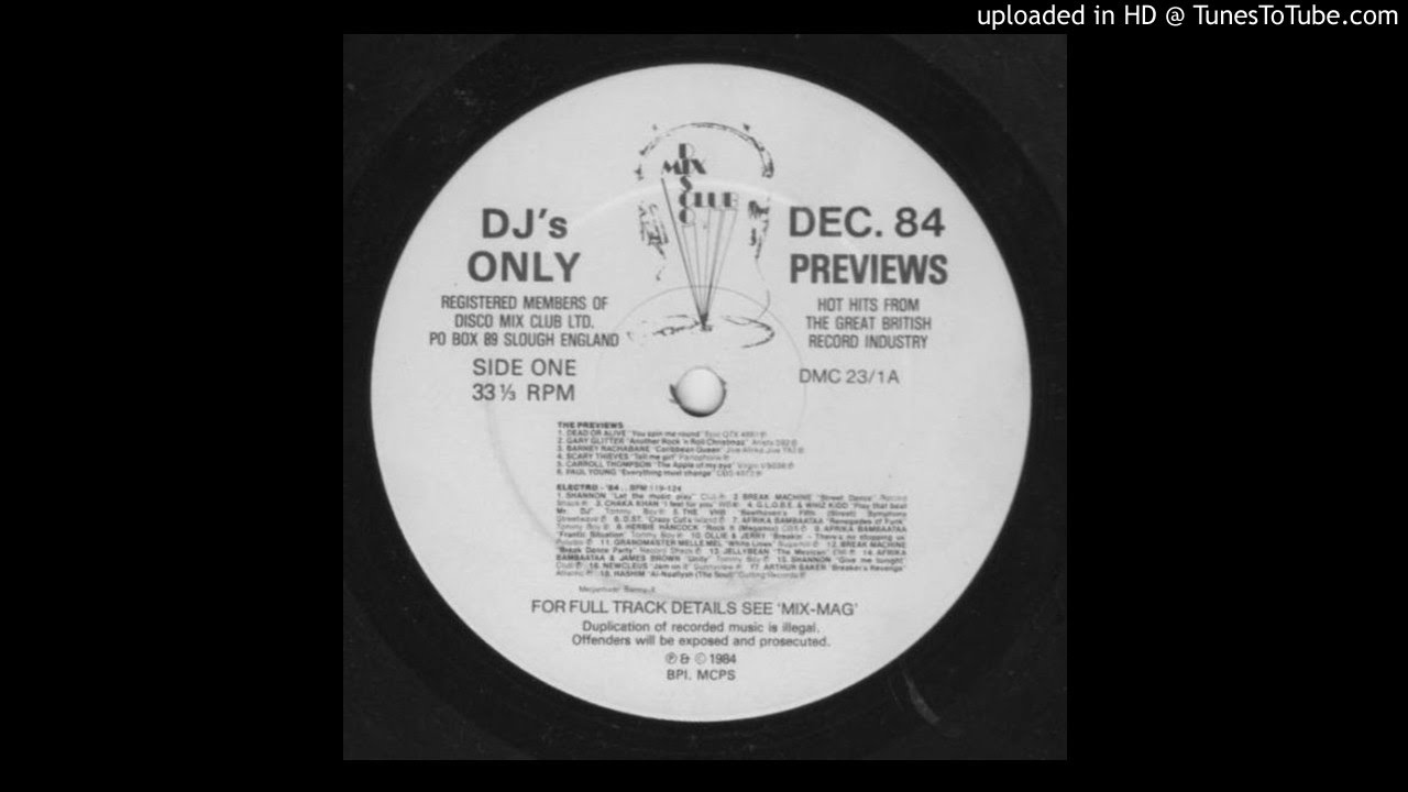 Electro 84 (DMC Megamix by Sanny X December 1984)