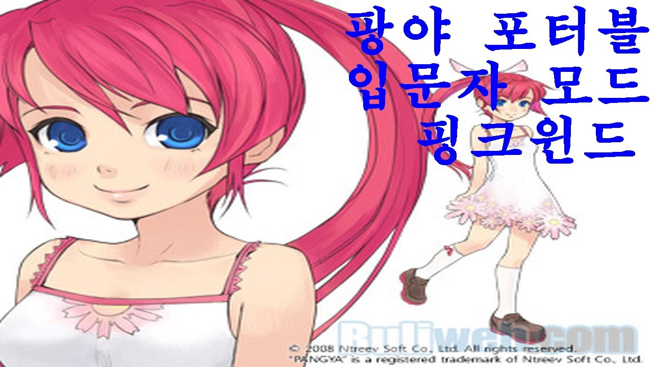 [추억의 고전게임] 판타지 팡야 포터블 대회 모드 입문자 9홀, 핑크윈드 (하나)