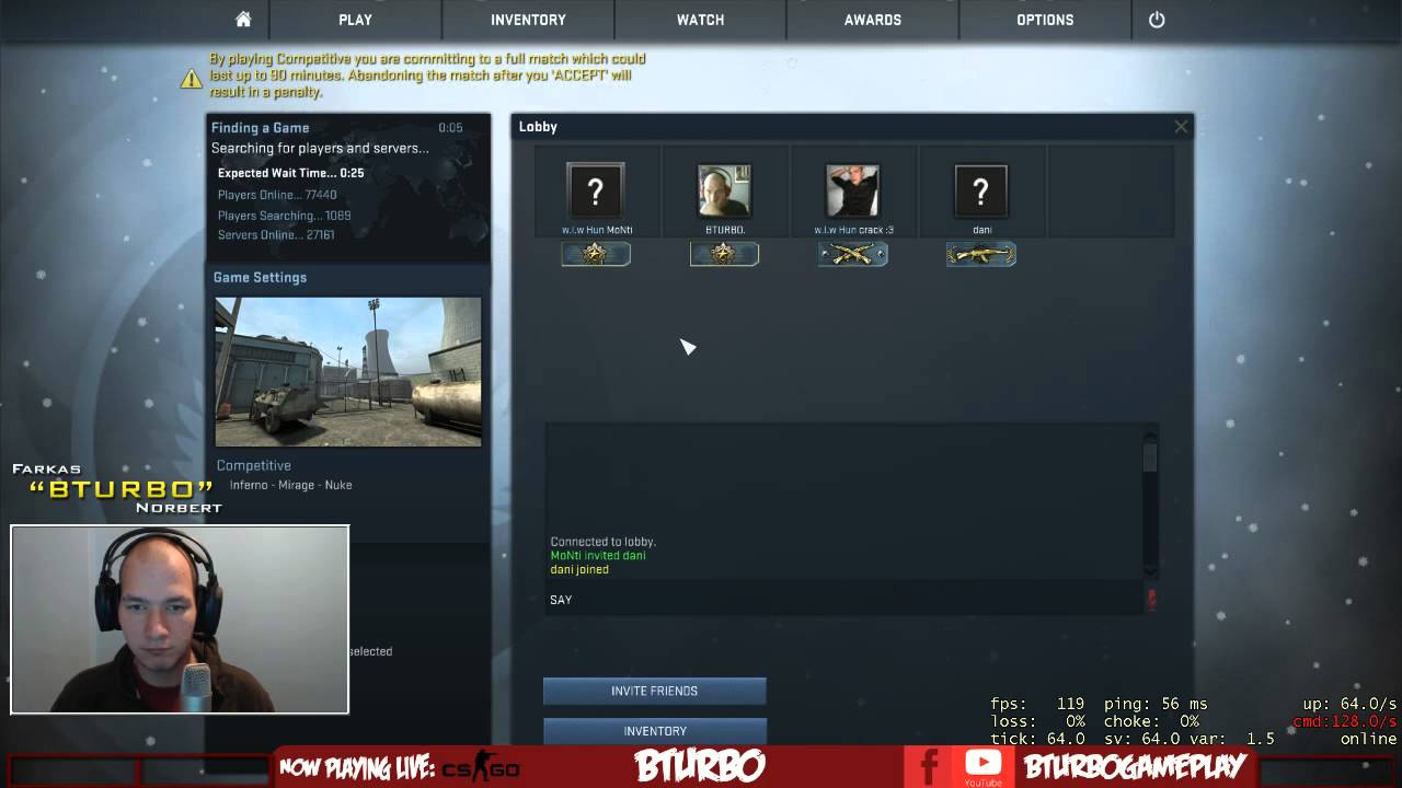 BTURBO|CS:GO Matchmaking