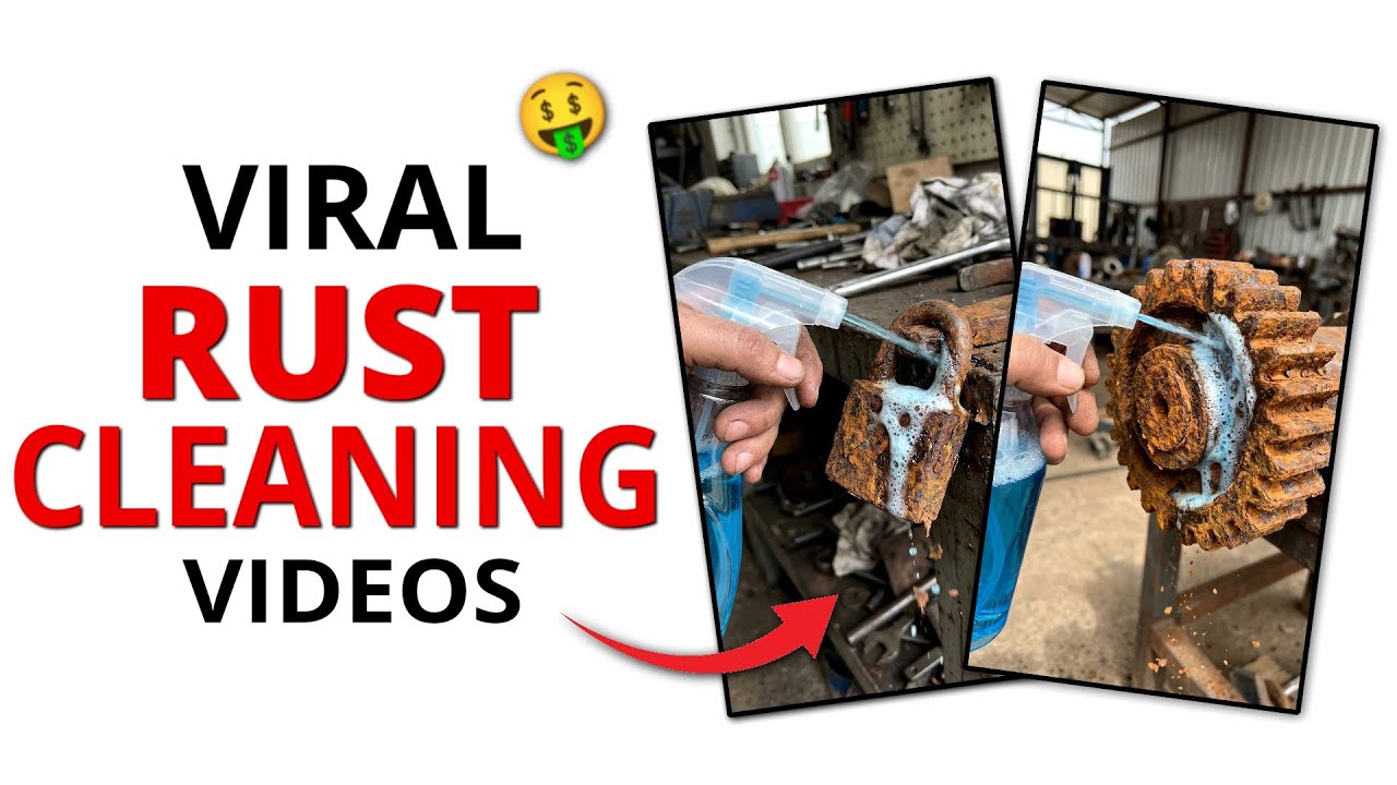 100% FREE | This AI Rust Cleaning Video Went VIRAL using AI ( Before And After)