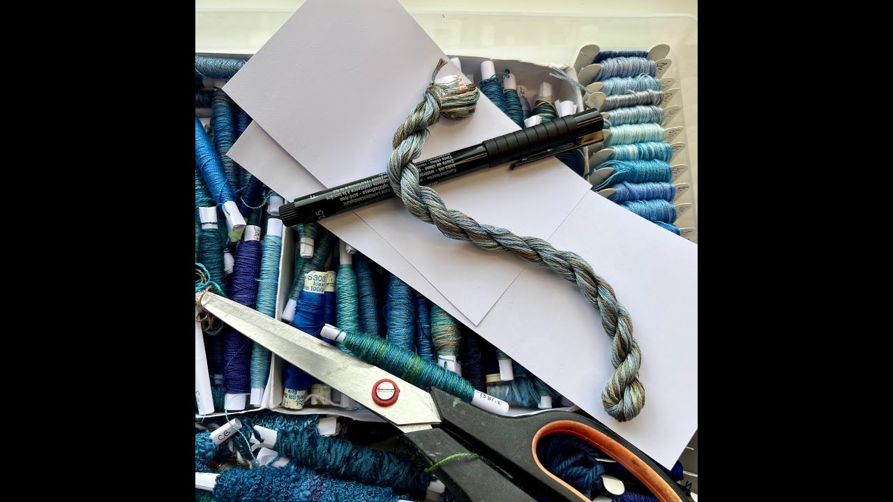 Easy thread storage - make your own bobbins