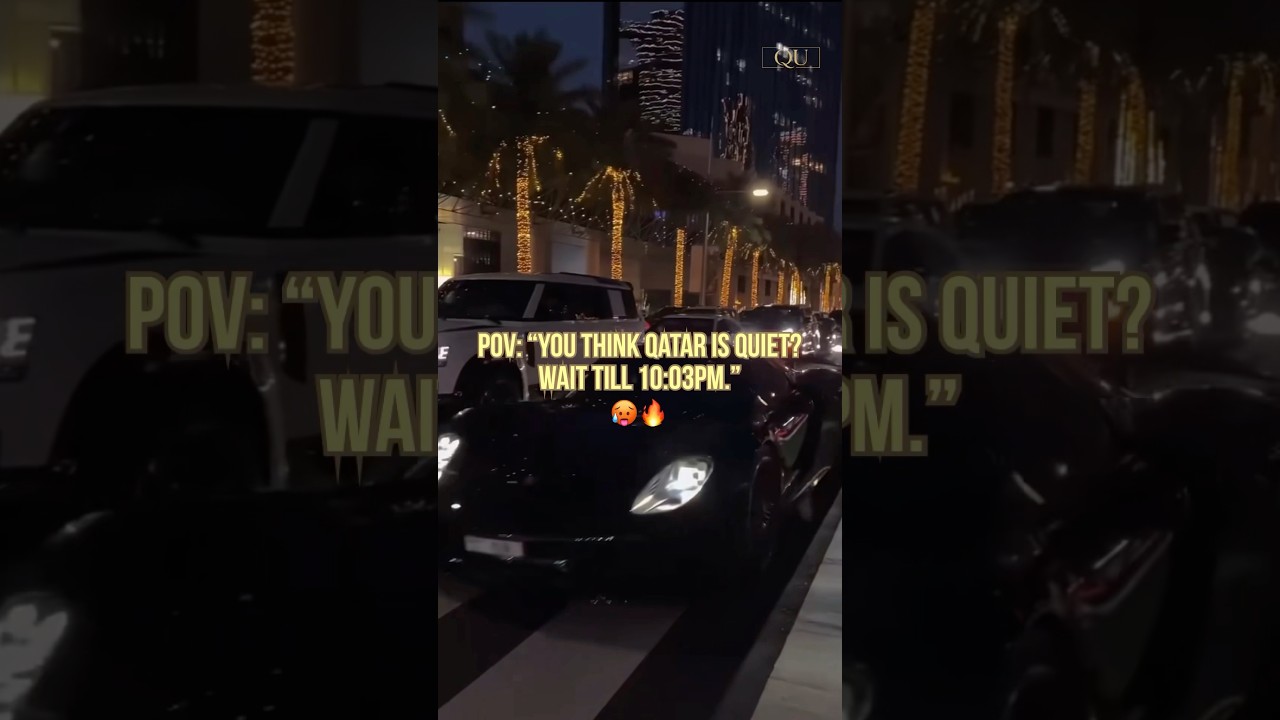 Doha&rsquo;s nightlife is quietly elite🥵🔥 #ytshorts #shorts #travel #explore
