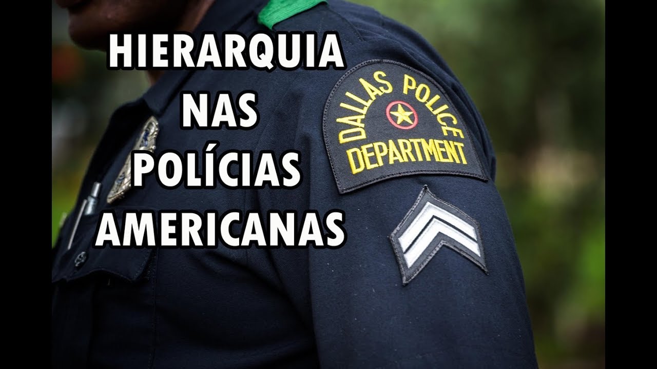 HIERARQUIA NAS POLÍCIAS AMERICANAS