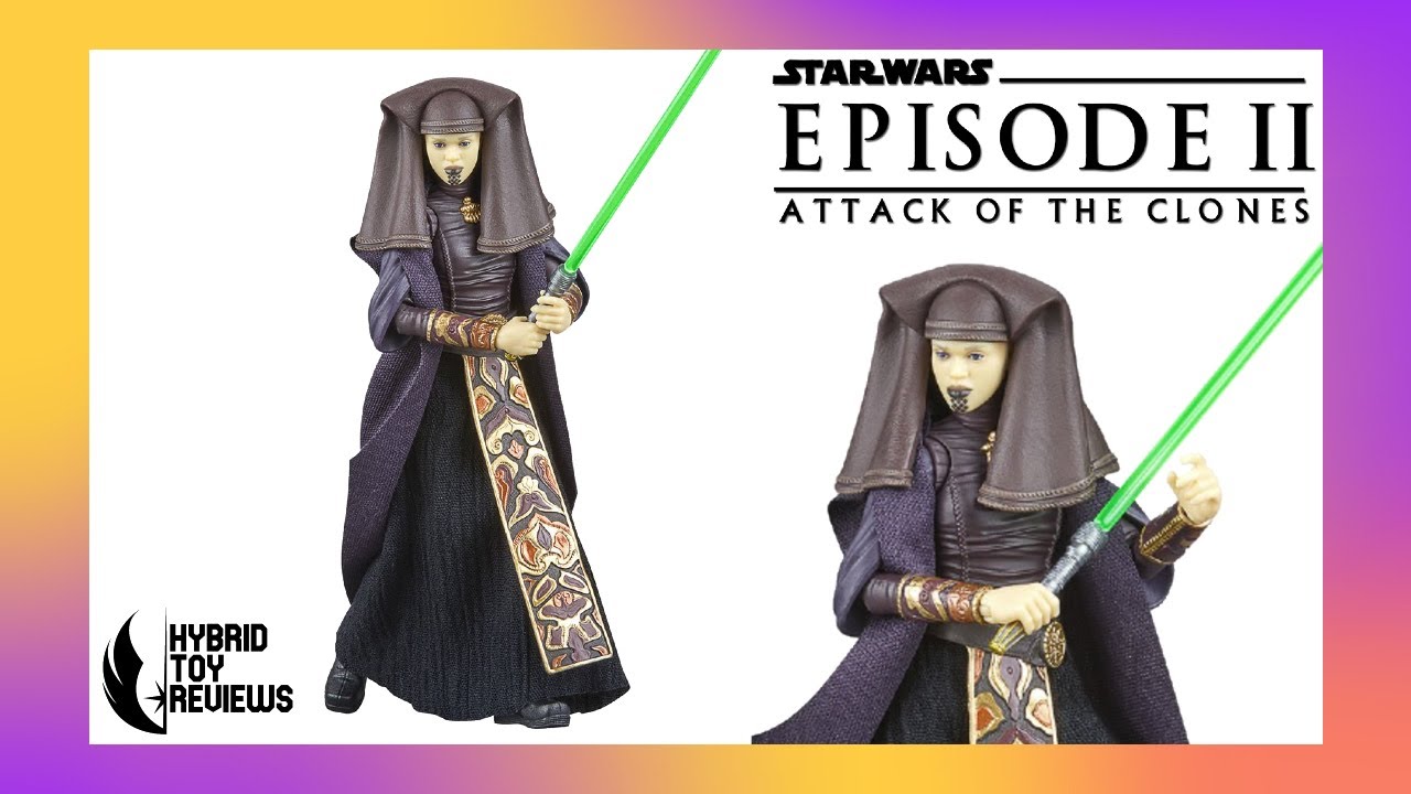 Star Wars The Black Series Luminara Unduli Attack of the Clones Action Figure Review