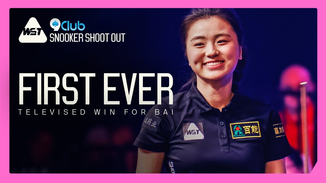 ПЕРВАЯ победа Бай Юйлу, показанная по телевидению! 🙌 | 9Club Snooker Shoot Out 2024