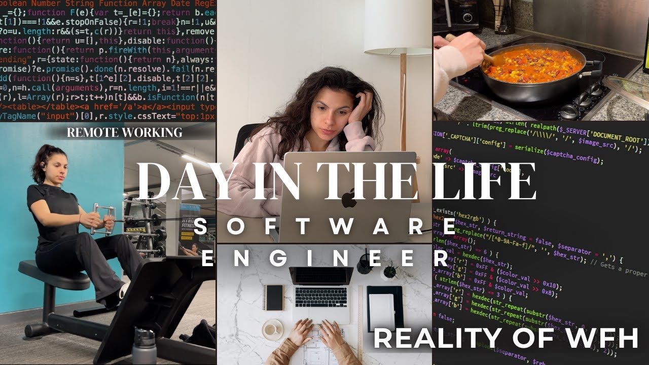 Software Engineer Day in the Life | Reality of Working Remotely