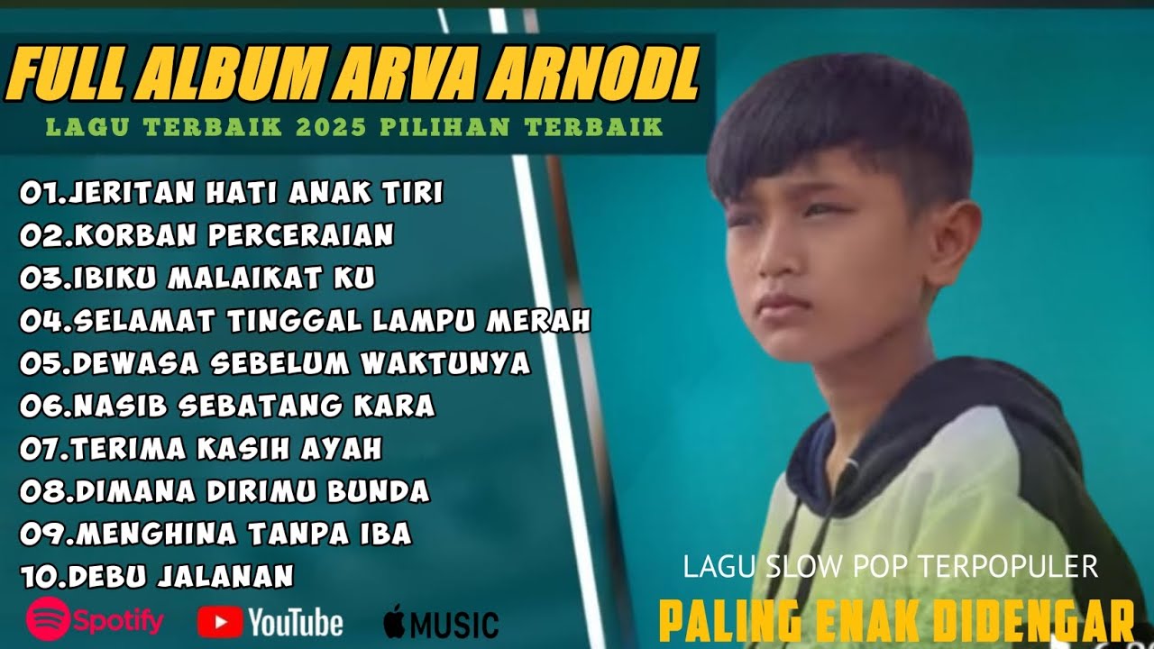 JERITAN HATI ANAK TIRI- KORBAN PERCERAIAN ARNOLD FULL ALBUM TERBAIK 2025 || LAGU SLOW 2025