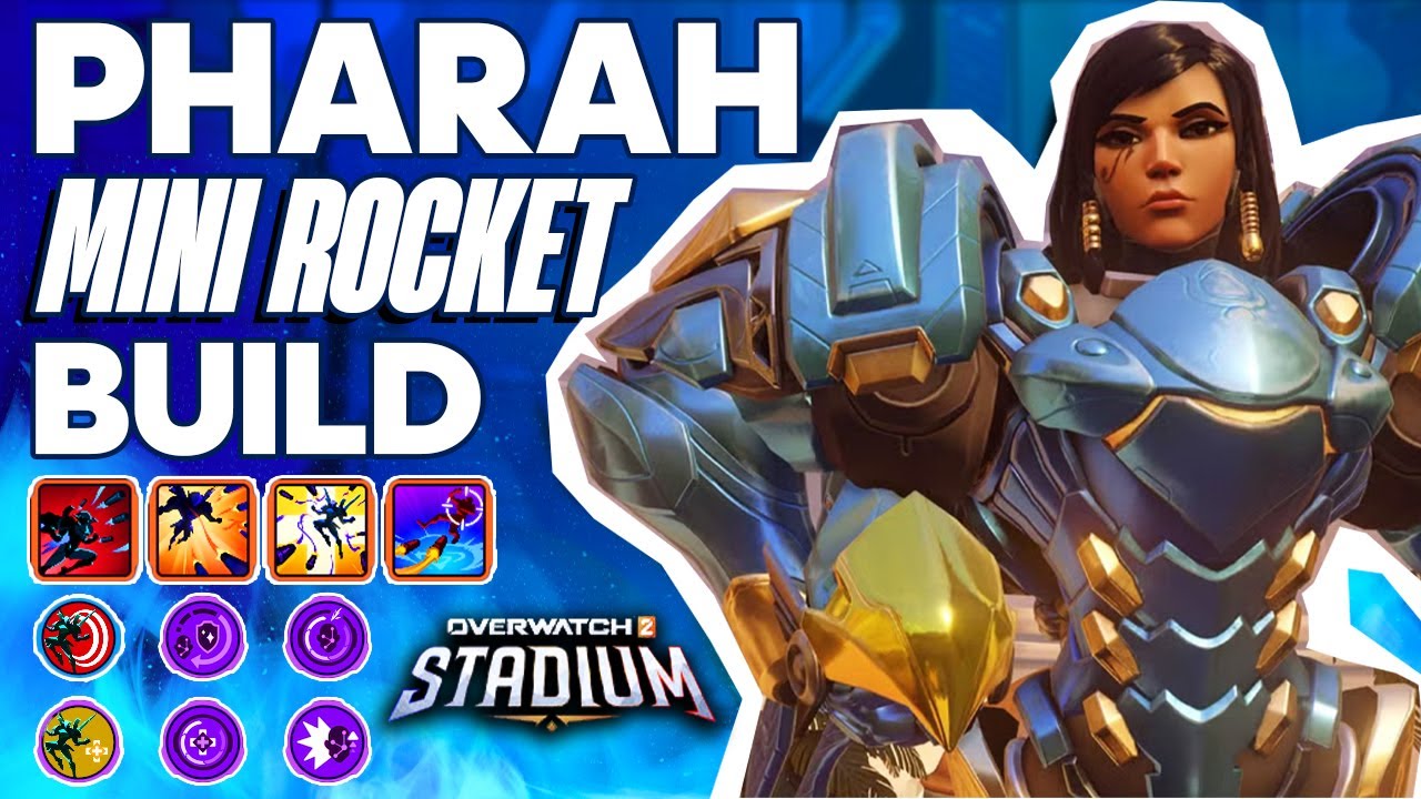 Pharah Barrage Build is UNSTOPPABLE – Overwatch Stadium!