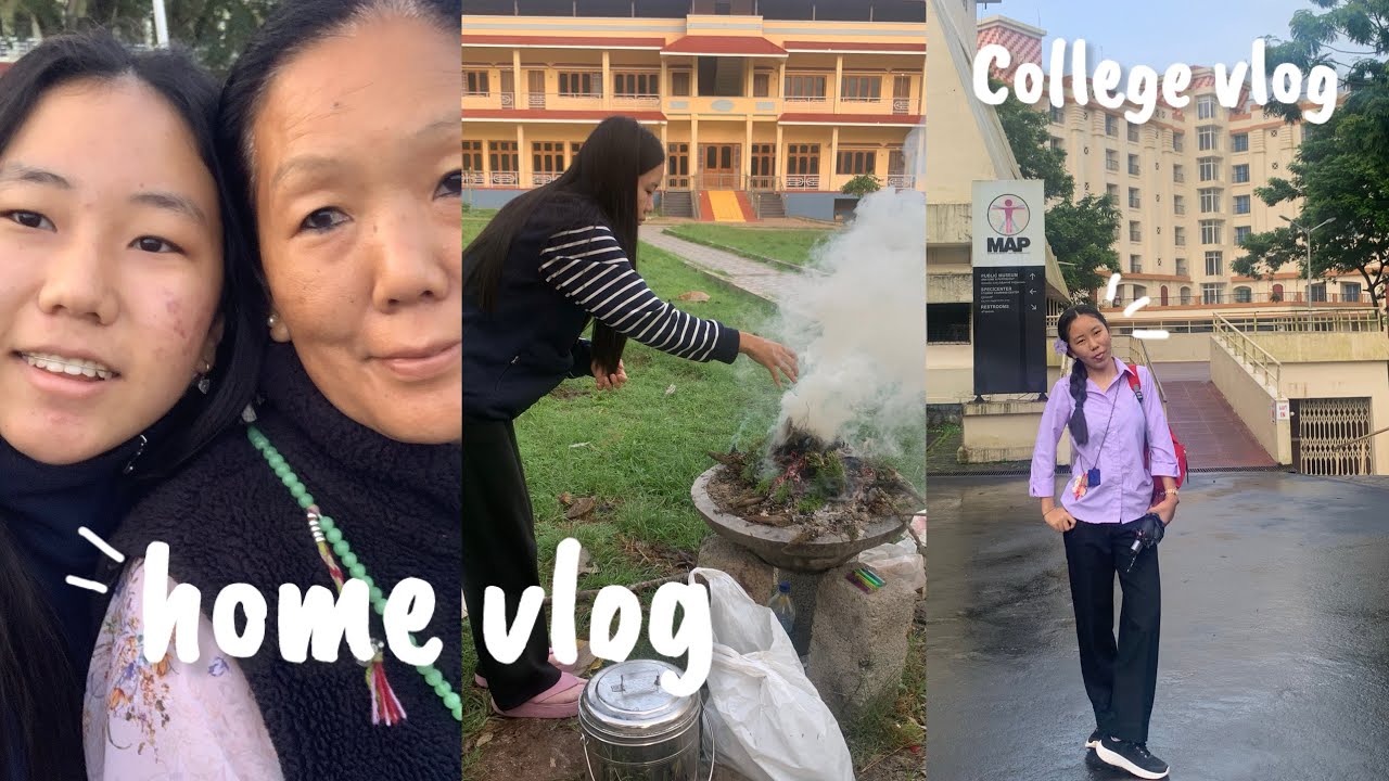 Home vlog + College vlog 🤍 