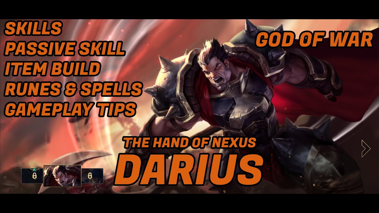 Darius Tutorial | LOL : Wild Rift Indonesia | Best Item Build, Runes, Spells | Tips & Trick