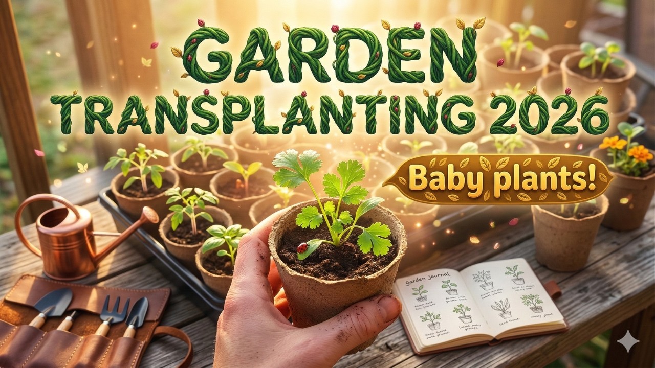 My Down‑Home Garden Transplant Day 2026 🌱✨