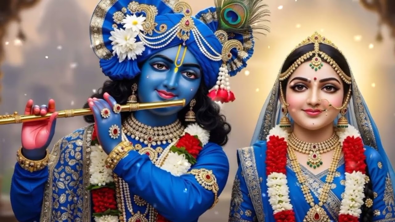 Radhe Krishna ka man ka milan#bhajan#love#hindisong