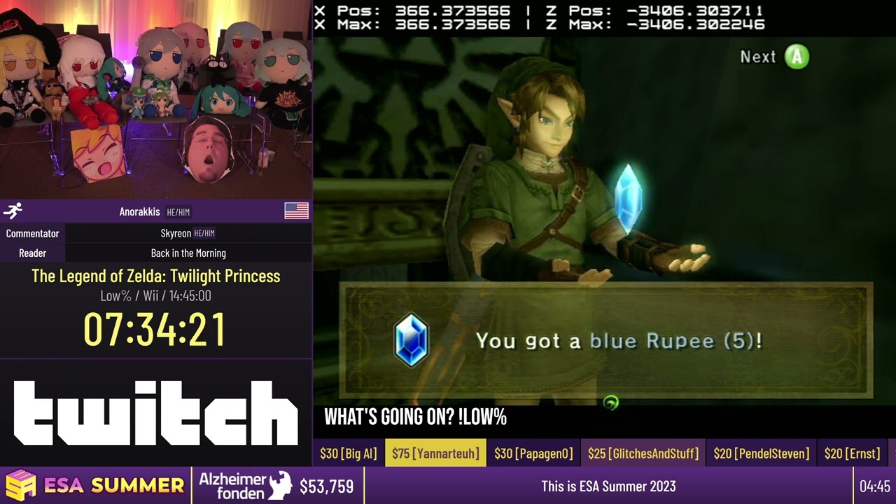 [2/2]  The Legend of Zelda: Twilight Princess [Low%] by Anorakkis - #ESASummer23