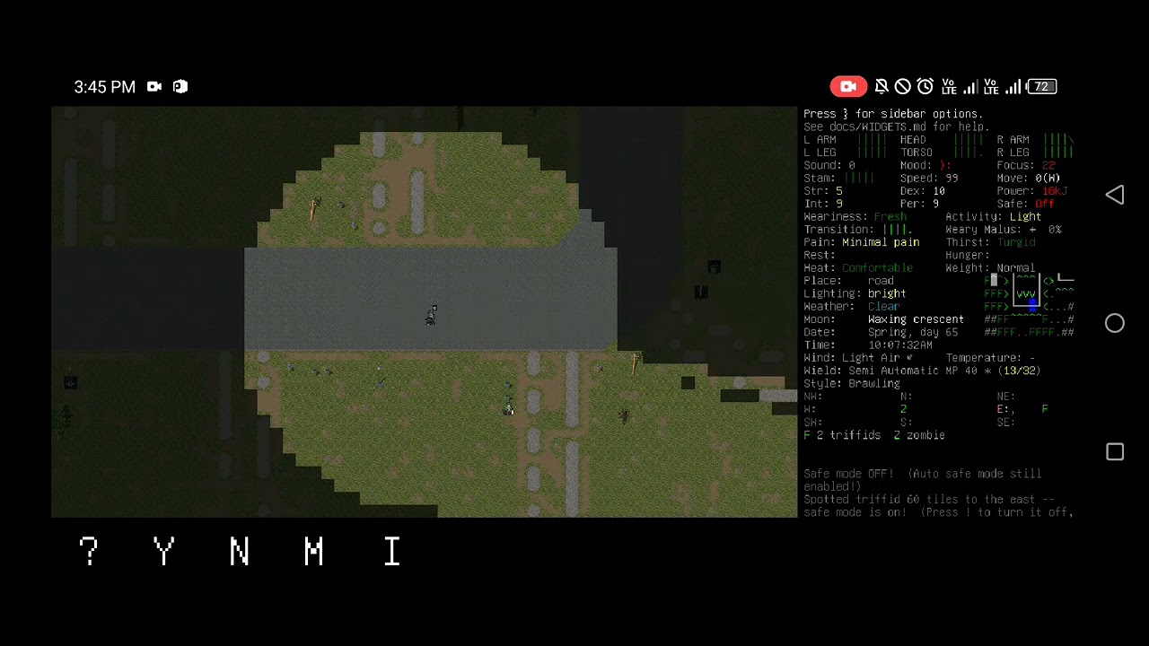 CDDA Android Stable 0.G; More Plant Monsters; Episode 7