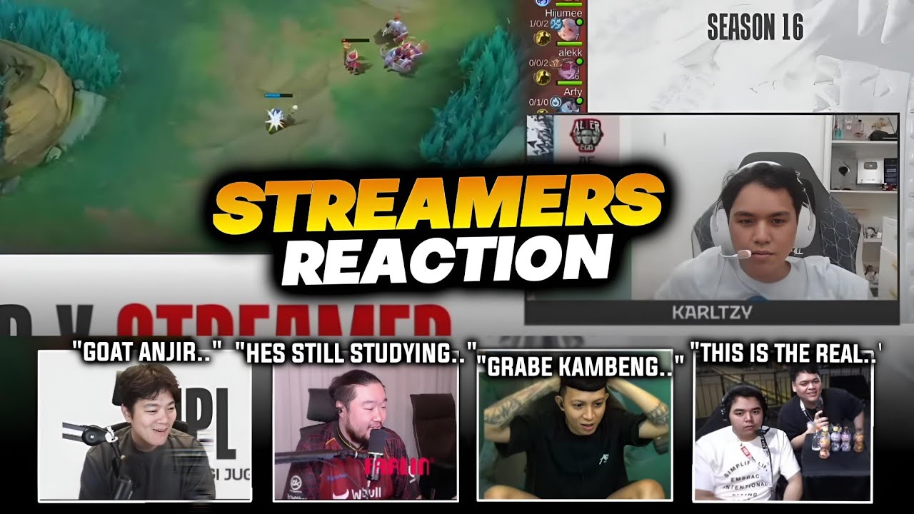 Indo Streamers were Shocked when KarlTzy appears on MPL ID x Streamer