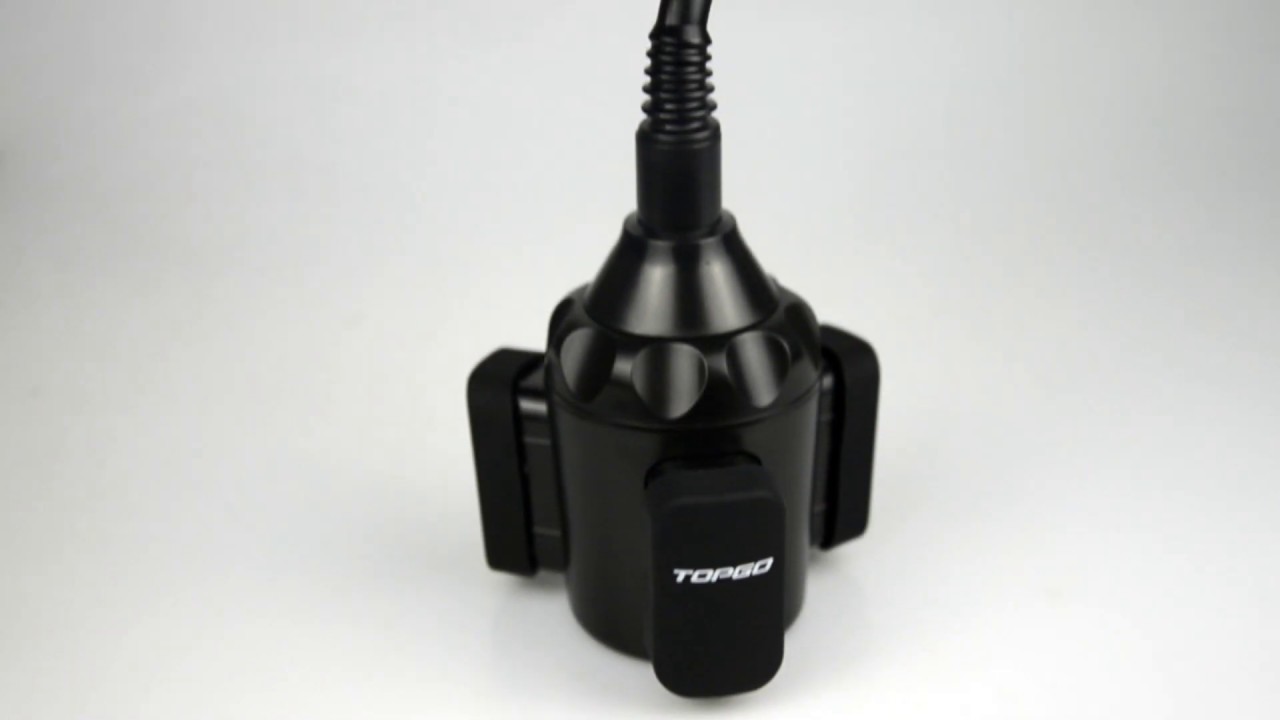 TOPGO [Upgraded] Cup Holder Phone Mount Instruction