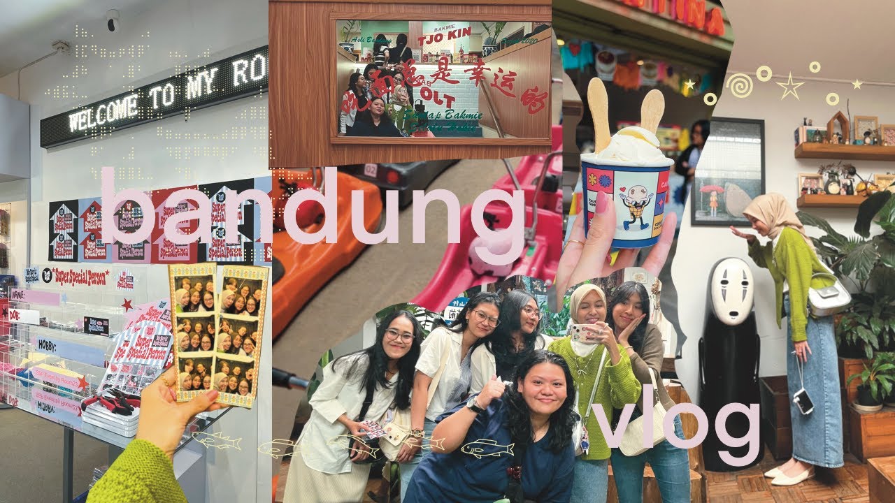 bandung vlog ( kurokoffe, room23, braga, nara park) | tara s