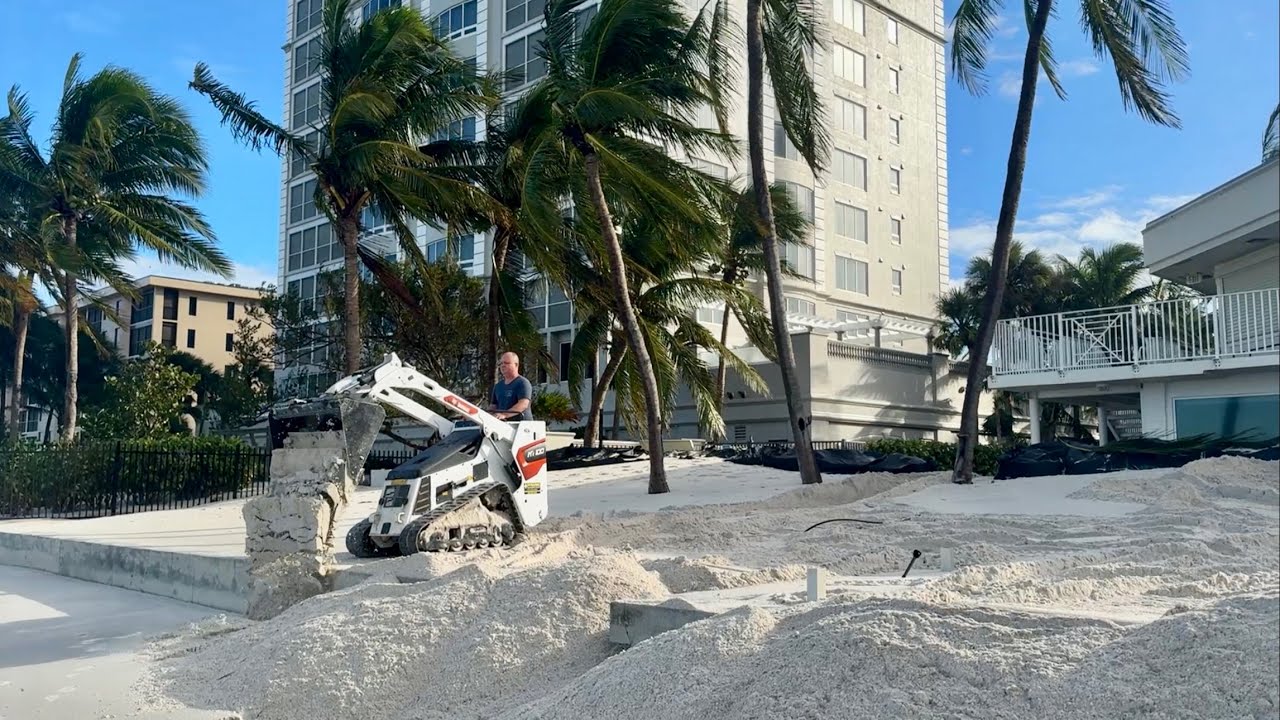The Vanderbilt Beach Resort is Busy Digging Out from Hurricane Milton’s Storm Surge {10/10/24)