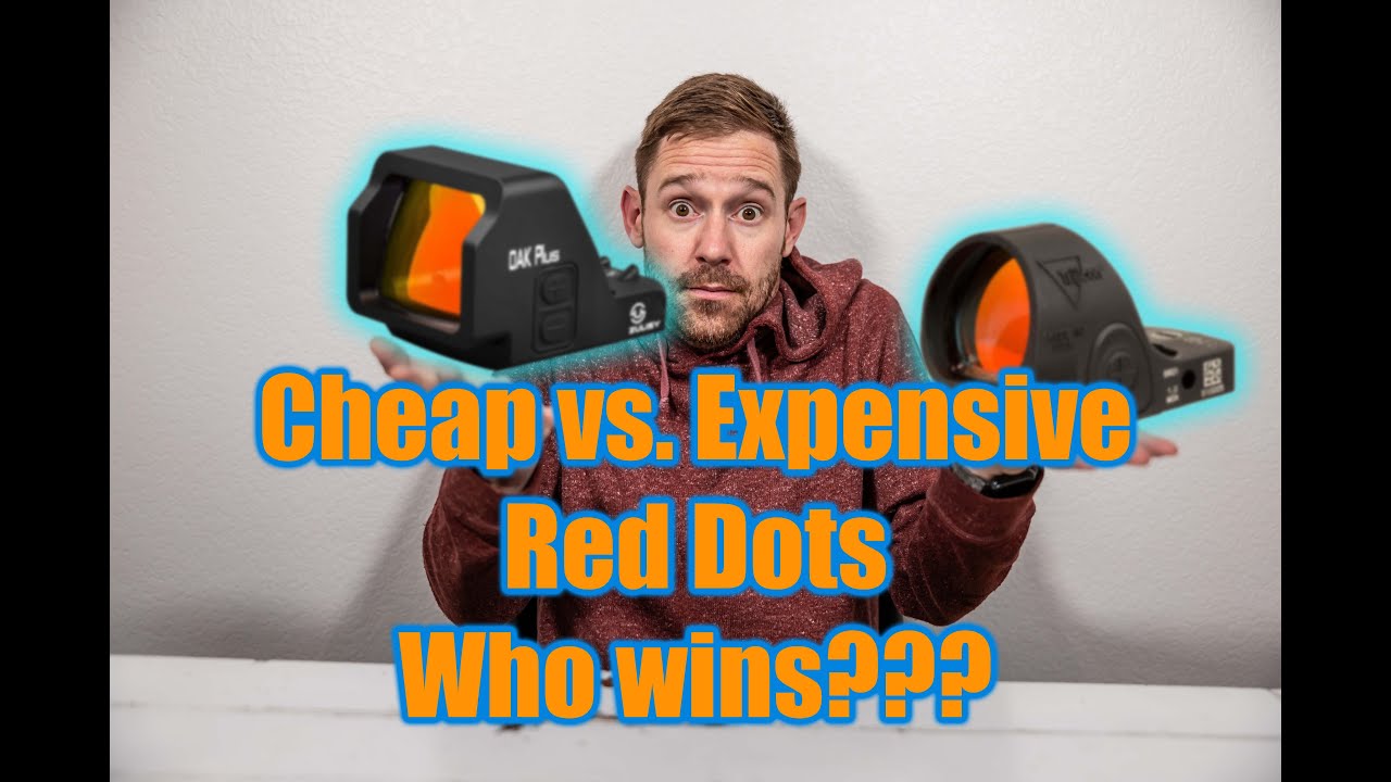 Best Red Dot For the Price? Cheap vs Expensive Pistol Red Dot Shootout!