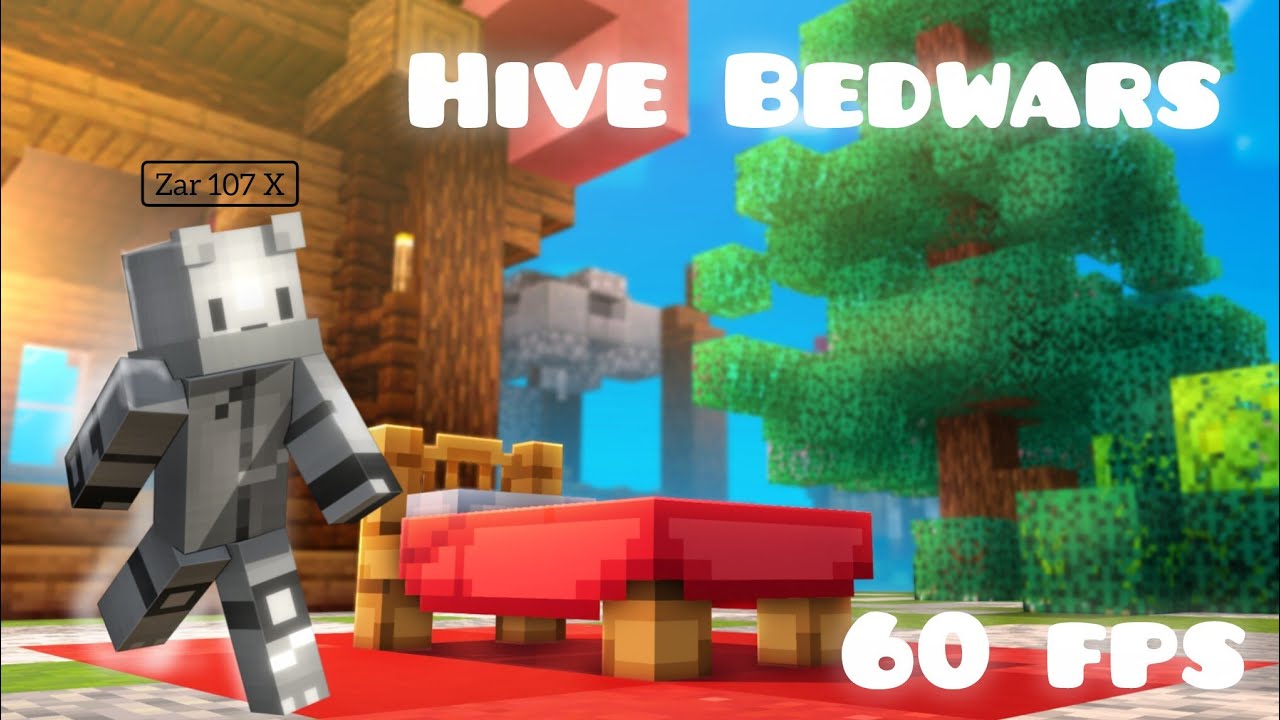 Mobile Gameplay hive Bedwars 