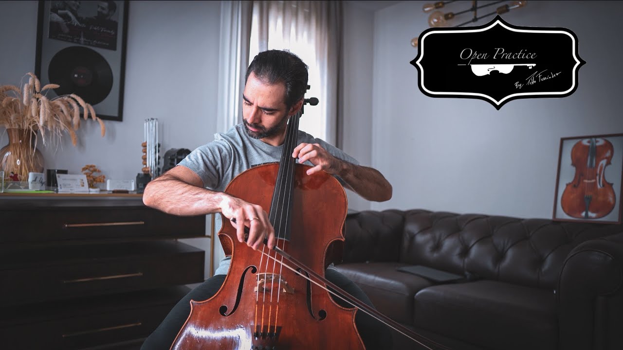 Practicing ELGAR CONCERTO, preparing my concerts in Boston, San Francisco, Galicia and Winterthur.