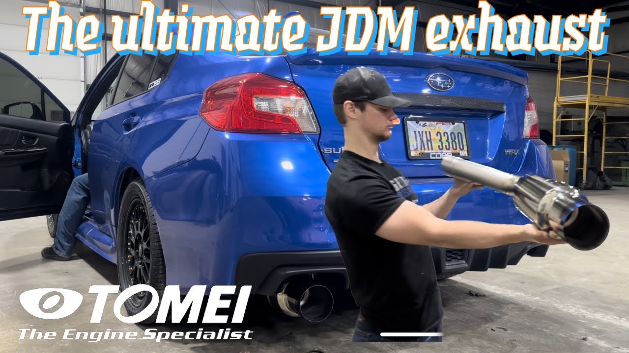 Installing a TOMEI EXPREME TI exhaust! For 15-21 SUBARU WRX!