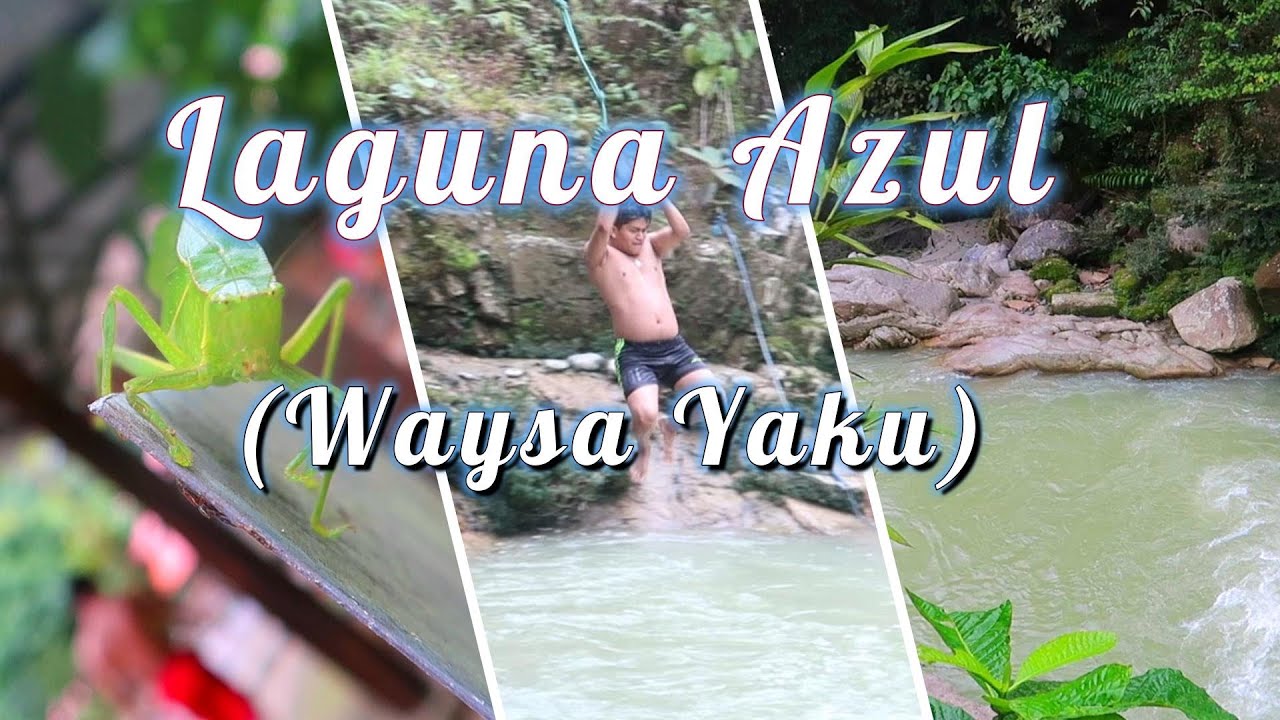 Un rio de con cuatro lagos/ Laguna azul-Waysa Yaku/ Ecuador