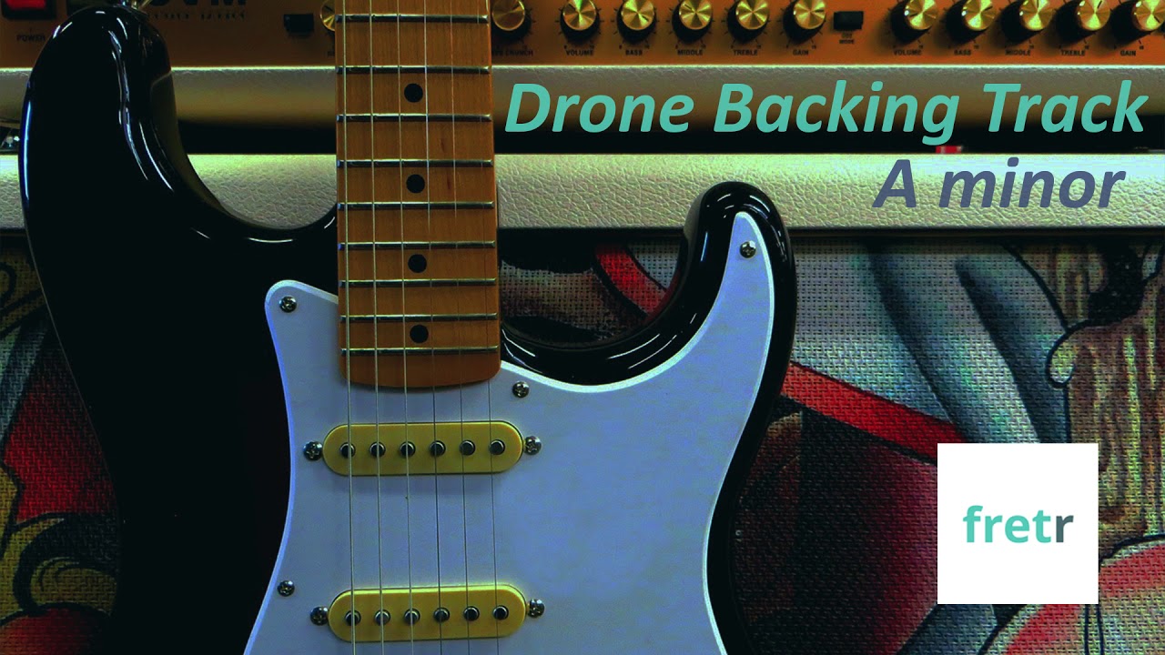 A minor  Drone backing track