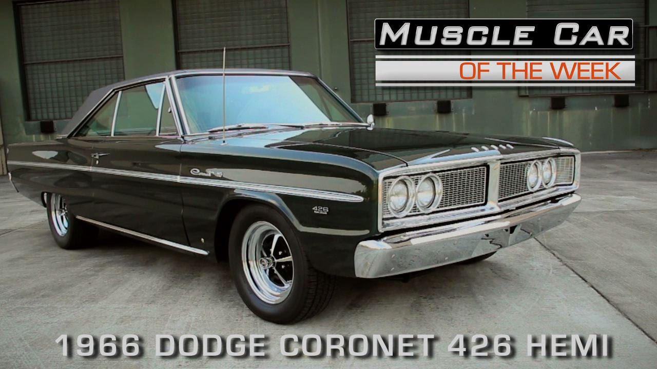Dodge Coronet 426 Hemi Muscle Car недели 1966 года, видеоэпизод № 135