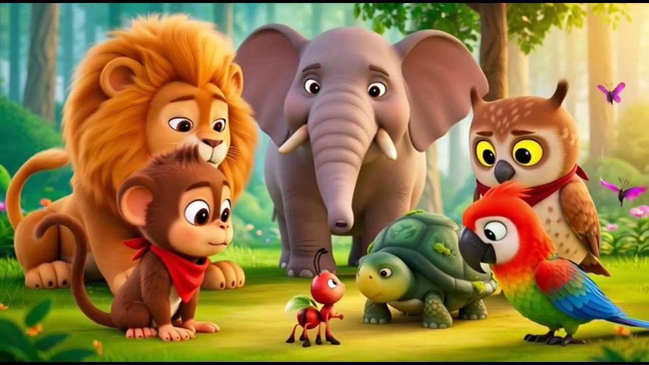 The Monkey Who Couldn't Stop Laughing 🐵😂 | Funny Kids Story | Dreamy Kids Tales