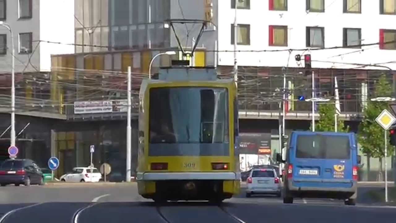 Plzeň provoz Tramvaje 21.8.2015