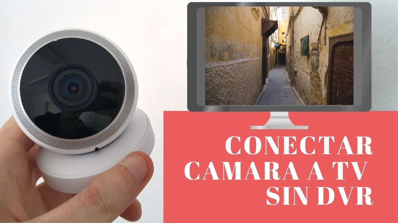 ✔️Cómo Conectar FACILMENTE una Camara de Seguridad a la TV ✔️  🚫 SIN DVR  🚫