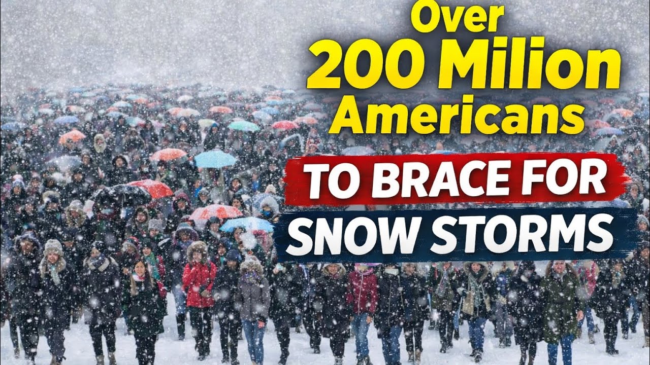 Over 200 million AMERICANS  brace for dangerous snow storm
