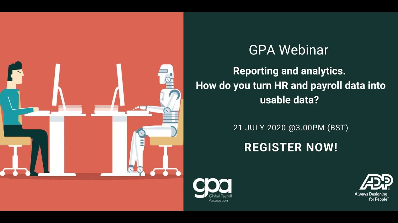 Reporting and analytics. How do you turn HR and payroll data into usable data?