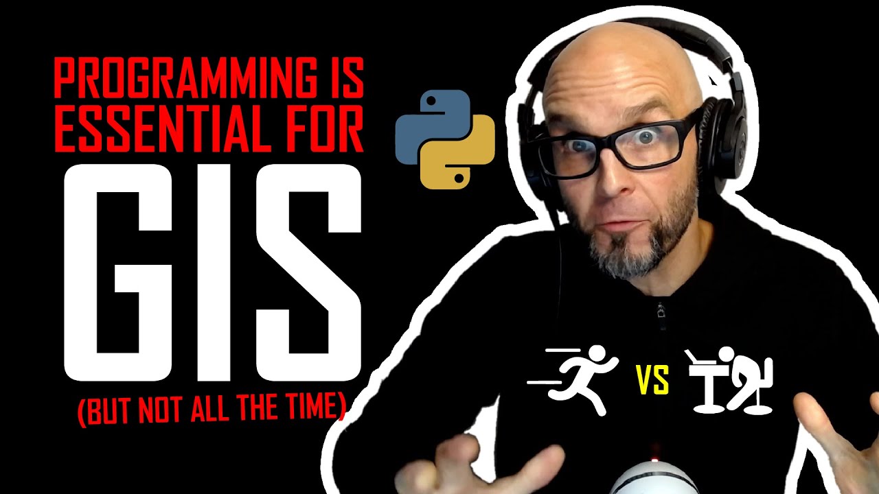 Why is Python coding so important in GIS? Well for one thing, it isn't... but it will make you...