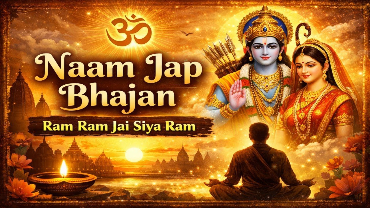 Ram Naam Jap Bhajan 🙏 | Ram Ram Jai Siya Ram | Peaceful Devotional Music@BhaktiMation9
